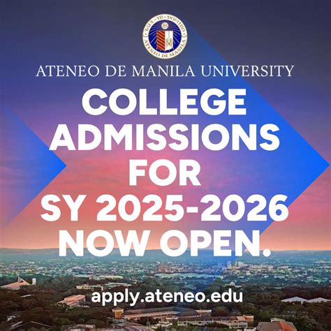 ateneo college application|Ready for Tomorrow .